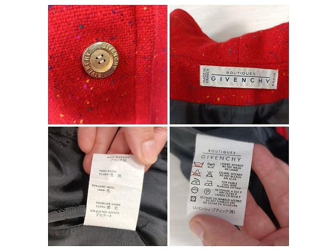 Tailleur rosso Givenchy vintage - vista 9