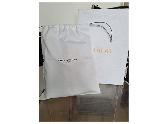 Borsa a tracolla Christian Dior in pelle di vitello nera Nero - vista 6