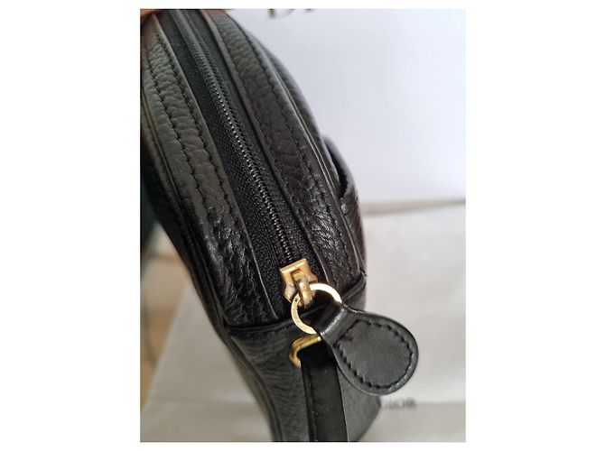 Borsa a tracolla Christian Dior in pelle di vitello nera Nero - vista 7