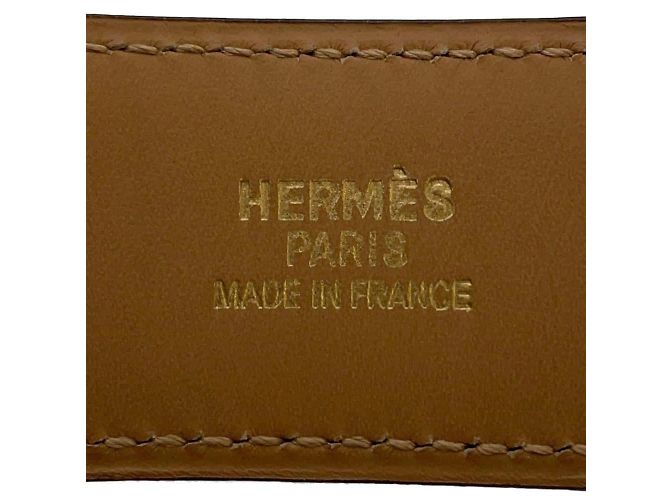 Hermès Cintura Hermes Kelly in pelle box nera e pelle swift Nero - vista 11