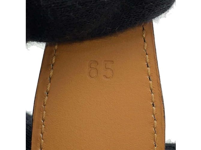 Hermès Cintura Hermes Kelly in pelle box nera e pelle swift Nero - vista 12