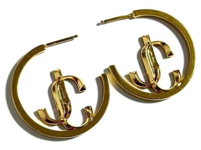 Orecchini a cerchio JC Monogram da donna Jimmy Choo - vista 2
