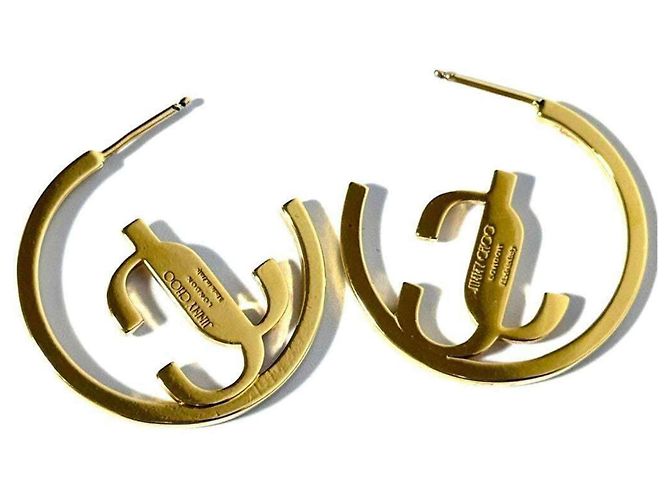 Orecchini a cerchio JC Monogram da donna Jimmy Choo - vista 3