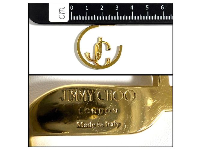 Orecchini a cerchio JC Monogram da donna Jimmy Choo - vista 7