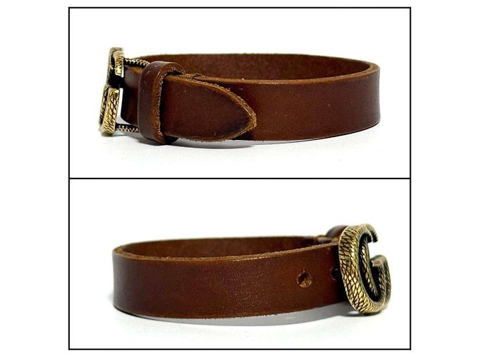 Bracciale in pelle Double G GUCCI - vista 2