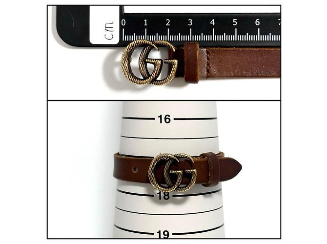 Bracciale in pelle Double G GUCCI - vista 7