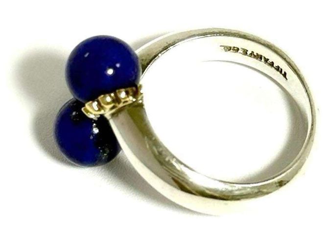 Tiffany & Co Anello combinato in lapislazzuli argento oro per donne Tiffany - vista 5