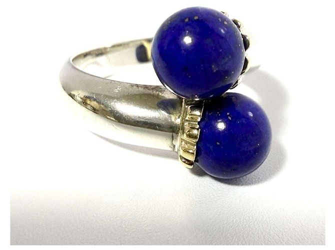 Tiffany & Co Anello combinato in lapislazzuli argento oro per donne Tiffany - vista 7