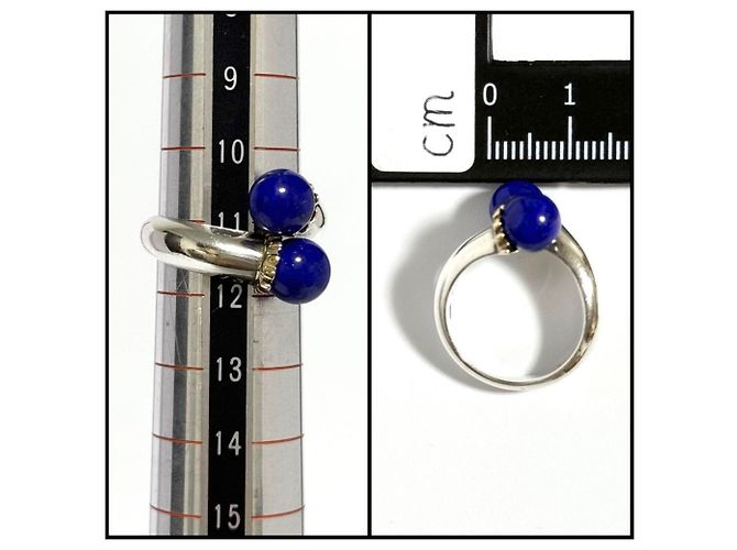 Tiffany & Co Anello combinato in lapislazzuli argento oro per donne Tiffany - vista 9