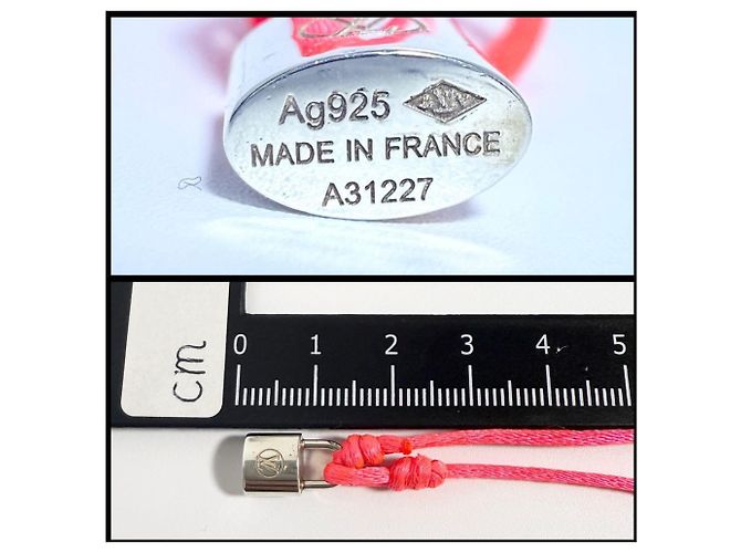 Bracciale charm da donna Louis Vuitton Lockit Rosa - vista 9