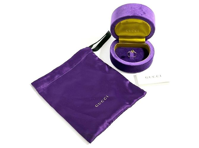 Anello Interlocking G K18 per donne GUCCI D'oro - vista 10