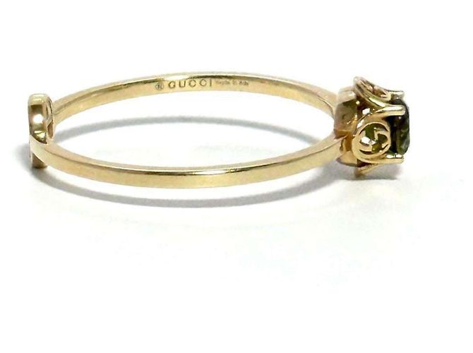 Anello Interlocking G K18 per donne GUCCI D'oro - vista 4