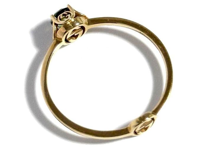 Anello Interlocking G K18 per donne GUCCI D'oro - vista 6
