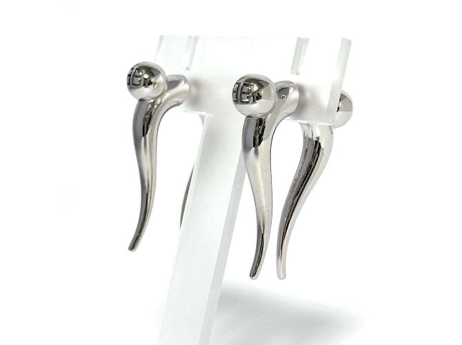 Orecchini Force Double Horn per uomini e donne di Balenciaga - vista 3