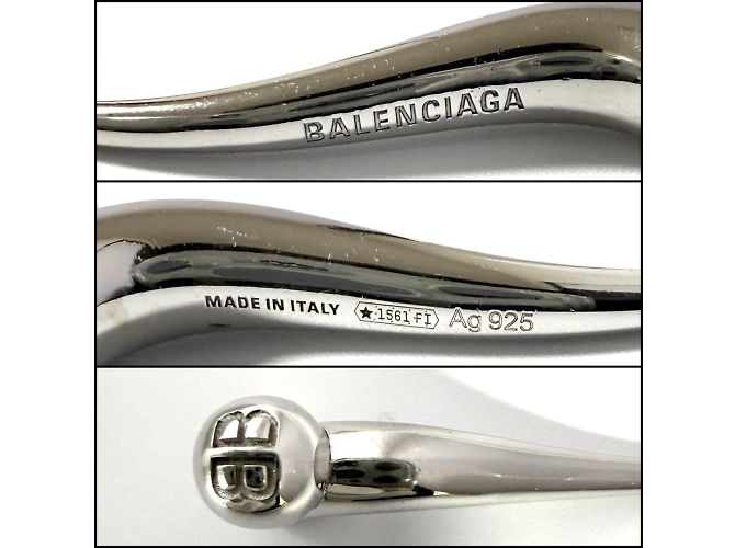 Orecchini Force Double Horn per uomini e donne di Balenciaga - vista 8