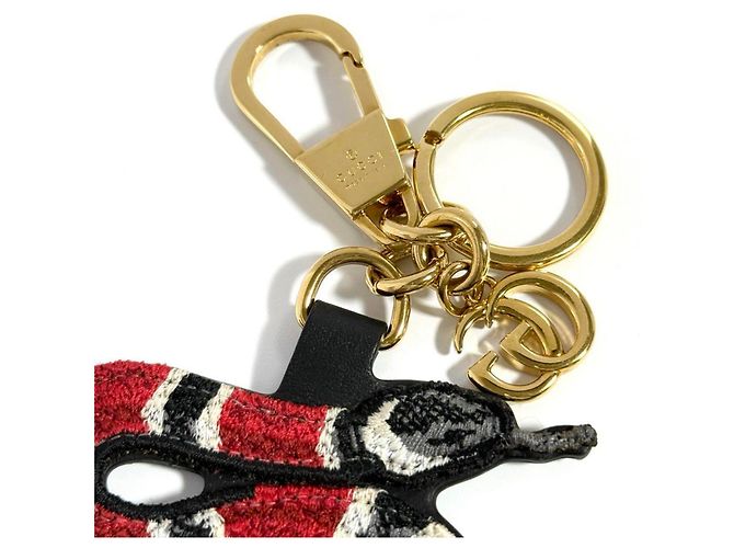 Anello portachiavi con charm a forma di serpente Gucci - vista 3