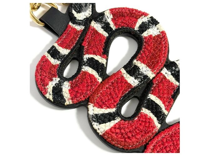 Anello portachiavi con charm a forma di serpente Gucci - vista 4