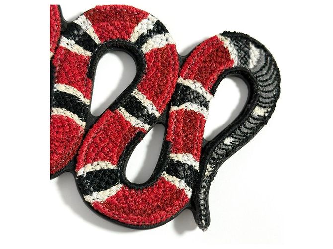 Anello portachiavi con charm a forma di serpente Gucci - vista 5