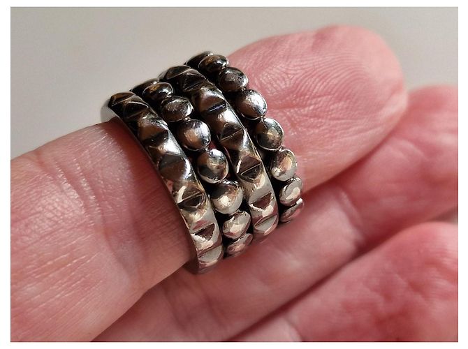 Mauboussin Tennessee-Straße aus 925er Silber rhodiniert mit Ruthenium Anthrazitgrau - Ansicht 2
