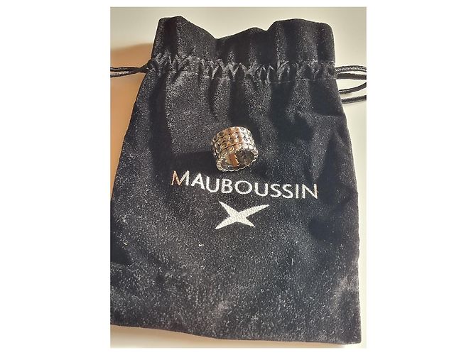 Mauboussin Tennessee-Straße aus 925er Silber rhodiniert mit Ruthenium Anthrazitgrau - Ansicht 3