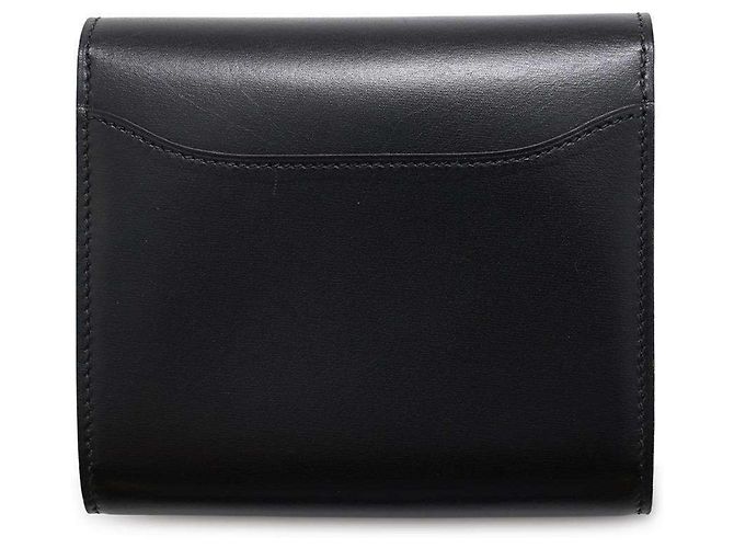 Hermès Portafoglio Compatto Constance Hermes Nero - vista 3