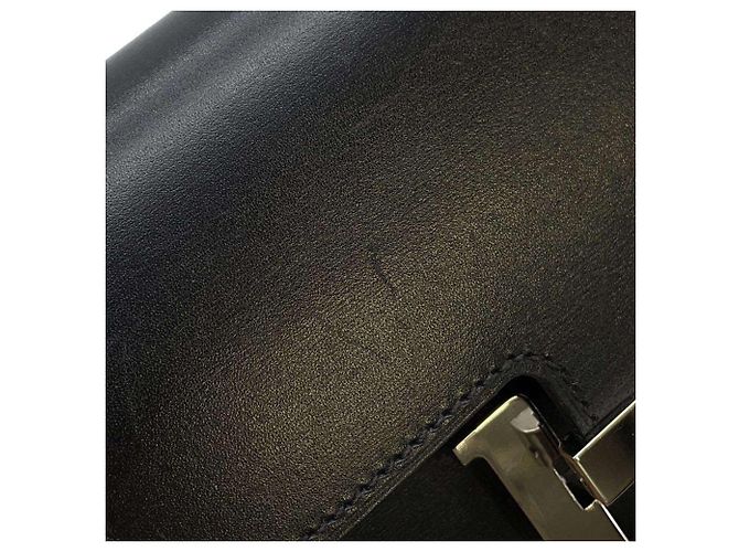 Hermès Portafoglio Compatto Constance Hermes Nero - vista 7