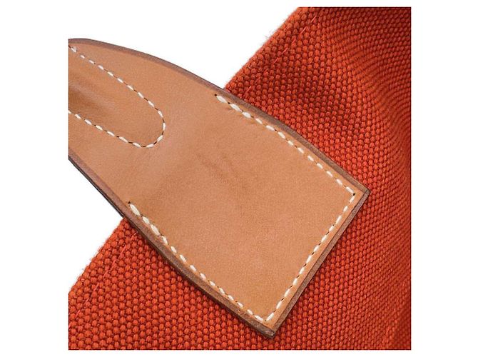 Hermès Hermes Steeple große Tragetasche in Orange - Ansicht 9