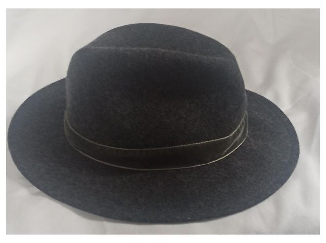 Soeur Colonel Felt Hat Grey Wool - view 2