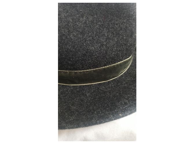 Soeur Colonel Felt Hat Grey Wool - view 3