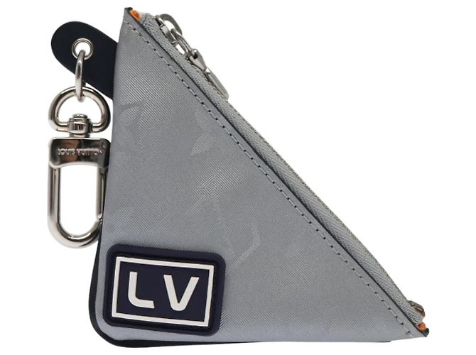 LOUIS VUITTON Monogram satellite Portachiavi Charm Argento MP2217 LV Auth 93701A - vista 13