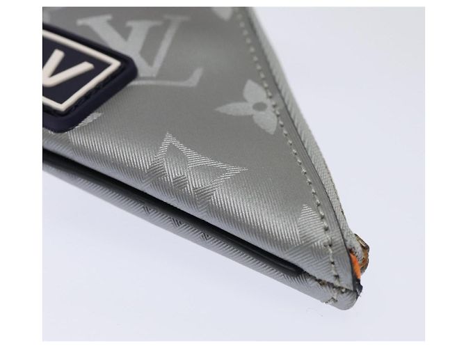 LOUIS VUITTON Monogram satellite Portachiavi Charm Argento MP2217 LV Auth 93701A - vista 14