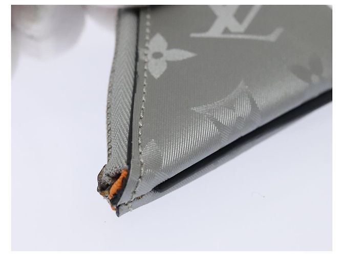 LOUIS VUITTON Monogram satellite Portachiavi Charm Argento MP2217 LV Auth 93701A - vista 17