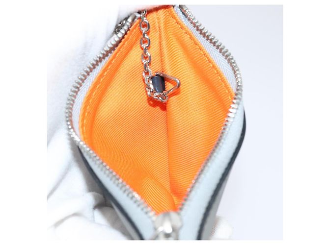 LOUIS VUITTON Monogram satellite Portachiavi Charm Argento MP2217 LV Auth 93701A - vista 18