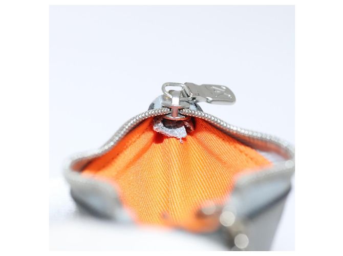 LOUIS VUITTON Monogram satellite Portachiavi Charm Argento MP2217 LV Auth 93701A - vista 19