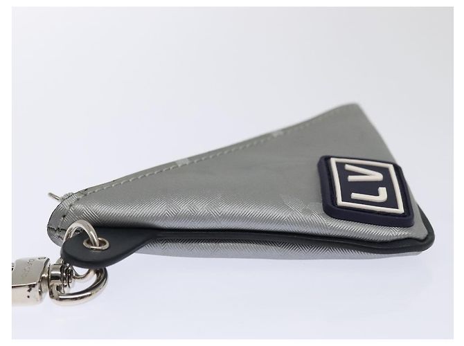 LOUIS VUITTON Monogram satellite Portachiavi Charm Argento MP2217 LV Auth 93701A - vista 3