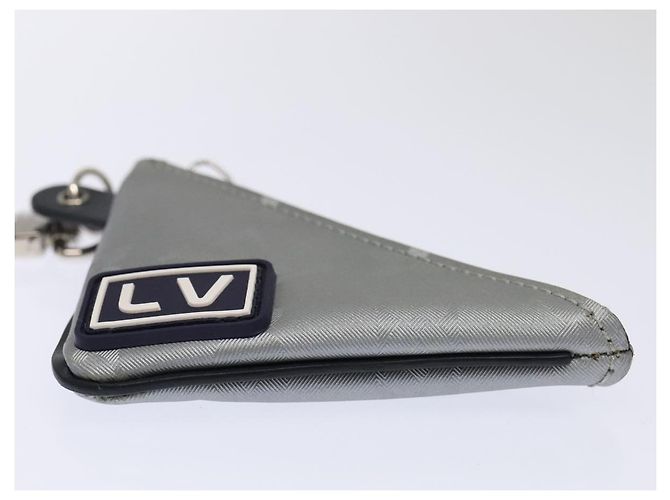 LOUIS VUITTON Monogram satellite Portachiavi Charm Argento MP2217 LV Auth 93701A - vista 6