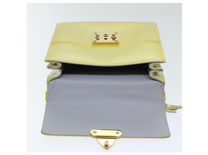 LOUIS VUITTON Monogram Vernis Borsa a Mano Spring Street Grigio M91029 LV Auth ep5954 - vista 10
