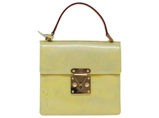 LOUIS VUITTON Monogram Vernis Borsa a Mano Spring Street Grigio M91029 LV Auth ep5954 - vista 13