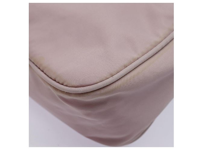 PRADA Mini Borsa a Mano Nylon Rosa Auth bs18406 - vista 11