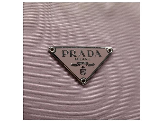 PRADA Mini Borsa a Mano Nylon Rosa Auth bs18406 - vista 14