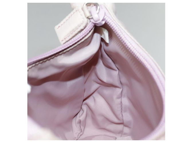PRADA Mini Borsa a Mano Nylon Rosa Auth bs18406 - vista 18