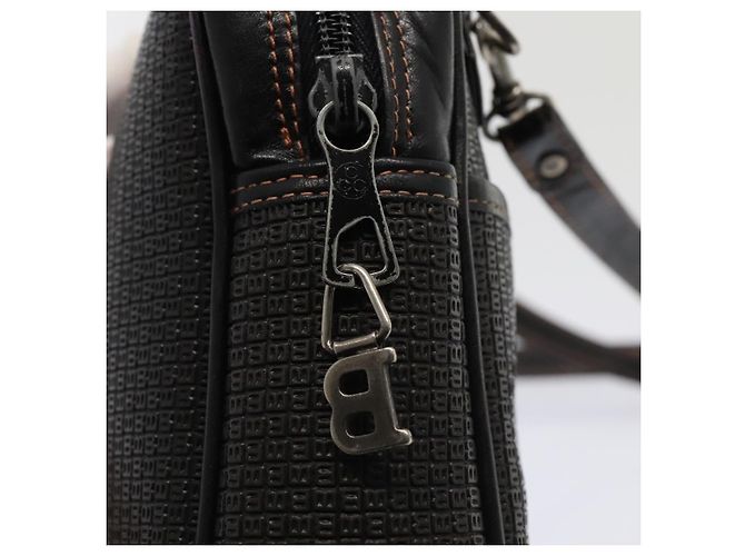 BALLY Borsa a Spalla in Pelle PVC Nera Auth ti2094 Nero - vista 14