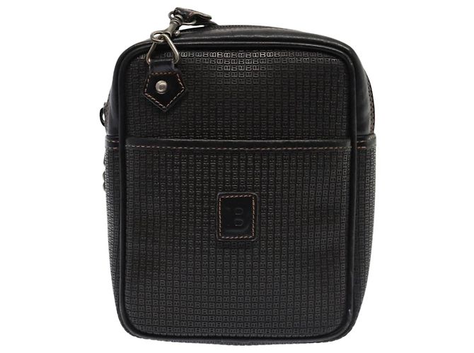 BALLY Borsa a Spalla in Pelle PVC Nera Auth ti2094 Nero - vista 2