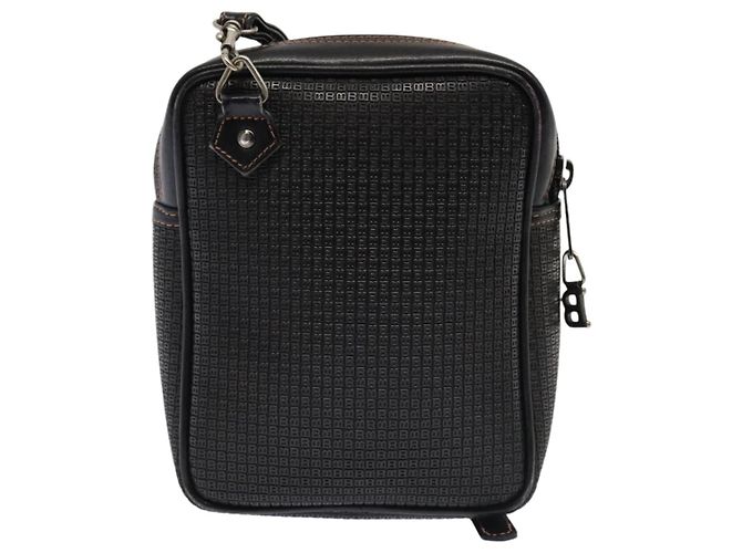 BALLY Borsa a Spalla in Pelle PVC Nera Auth ti2094 Nero - vista 3