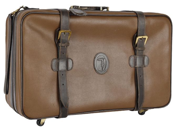 Trussardi Vintage-Ledergepäck Braun - Ansicht 2