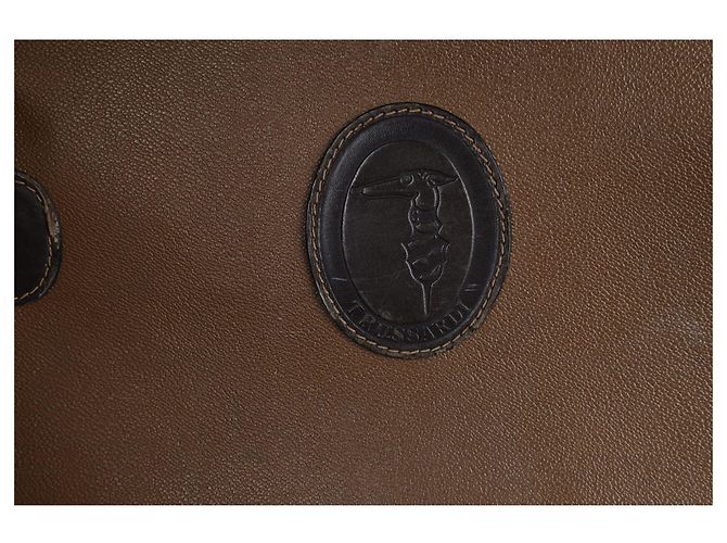 Trussardi Vintage-Ledergepäck Braun - Ansicht 8
