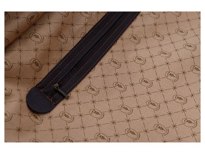 Großes Ledergepäck von Trussardi Braun - Ansicht 15