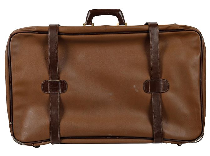 Großes Ledergepäck von Trussardi Braun - Ansicht 2