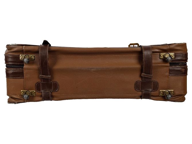 Großes Ledergepäck von Trussardi Braun - Ansicht 3