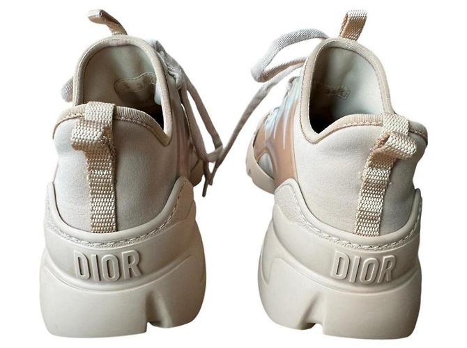 Sneakers Christian Dior D-connect beige - vista 4
